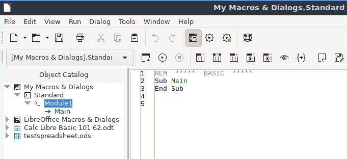 Calc screenshot for My Macros & Dialogs.Standard.