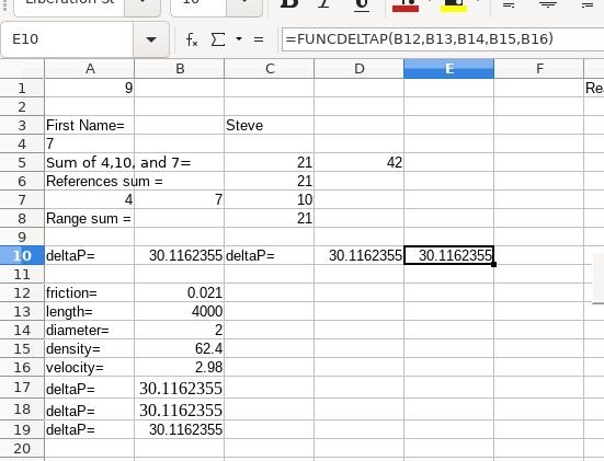 Calc screenshot of formula.