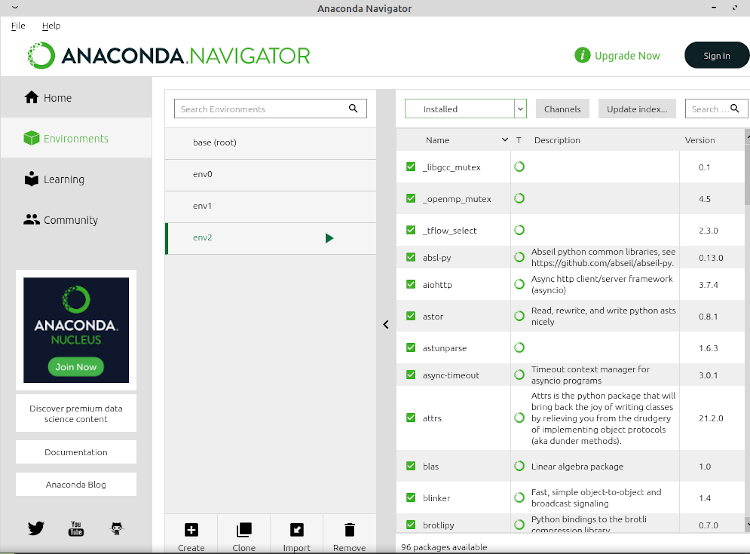 Anaconda Navigator