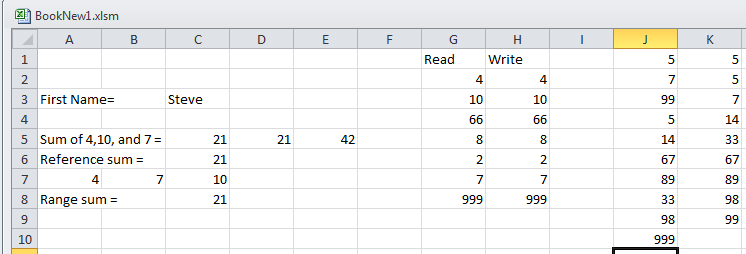 VBA screenshot of bubble sort.