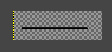 Deselect grid for line in GIMP