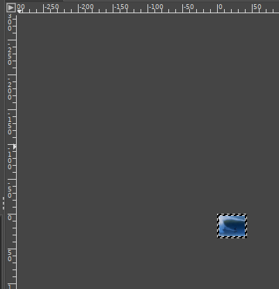 Fill border with bucket in GIMP